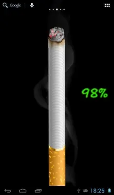 Cigarette - Battery, wallpaper android App screenshot 1