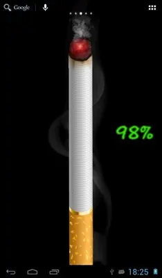 Cigarette - Battery, wallpaper android App screenshot 2